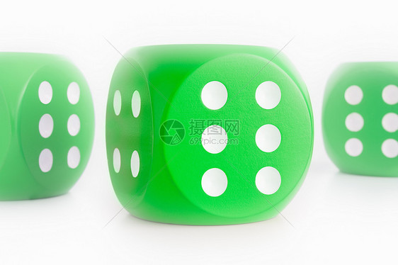 绿色骰子图片
