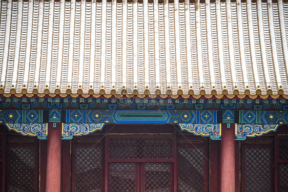 北京故宫博物院的雪图片