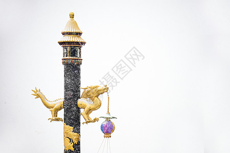 故宫春节灯笼背景图片