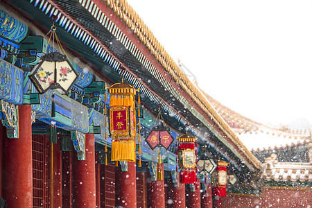 北京故宫雪景高清图片下载 正版图片 摄图网