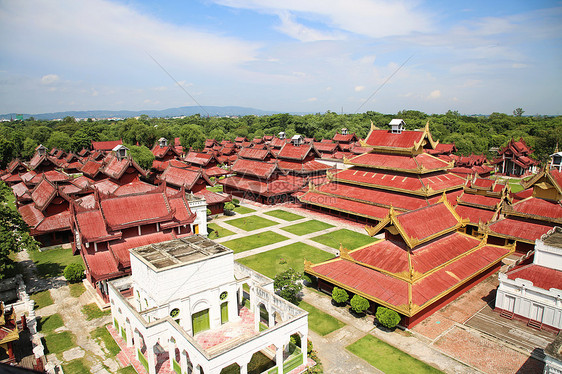 缅甸曼德勒皇宫图片