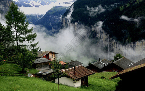 瑞士格林德瓦阿尔卑斯山少女峰图片