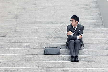 商务男性下班回家崩溃图片素材