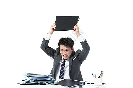 愤怒砸电脑图片