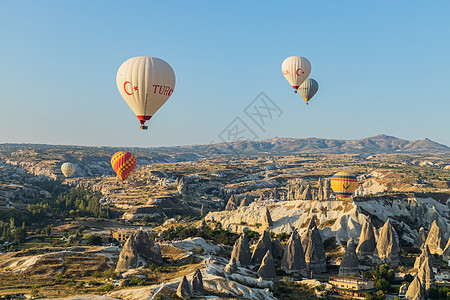 土耳其著名的热气球高清图片