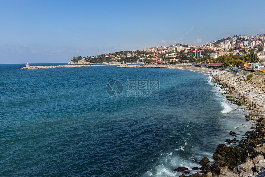 土耳其地中海海岸线风光图片