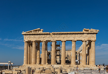 希腊雅典旅游景点卫城神庙图片