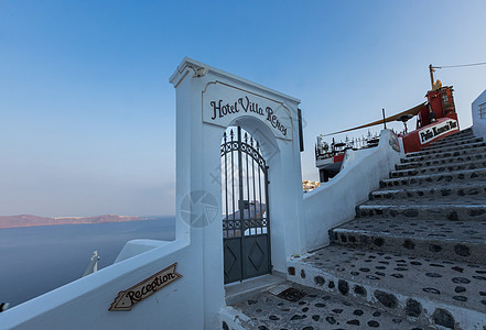 希腊著名海岛圣托里尼费拉小镇图片