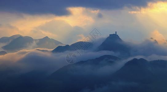 盘州市丹霞山背景图片