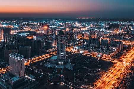 江苏盐城城市夜景图片