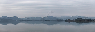 杭州西湖山水风景长图图片