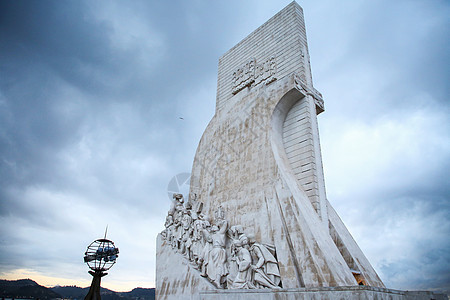 里斯本发现者纪念碑背景图片
