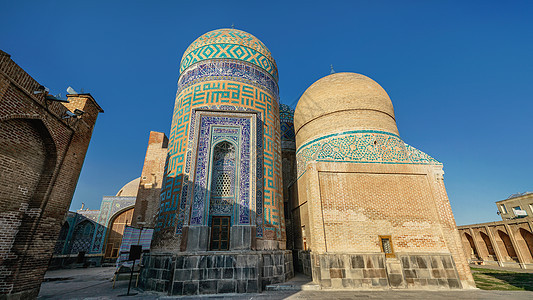 伊朗阿尔达比勒圣地建筑背景图片