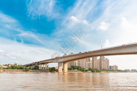 城市桥梁运输纽带图片