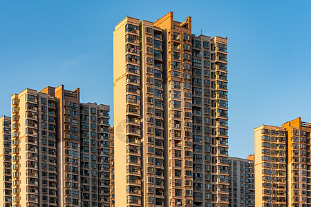 经济建设高端小区外观背景