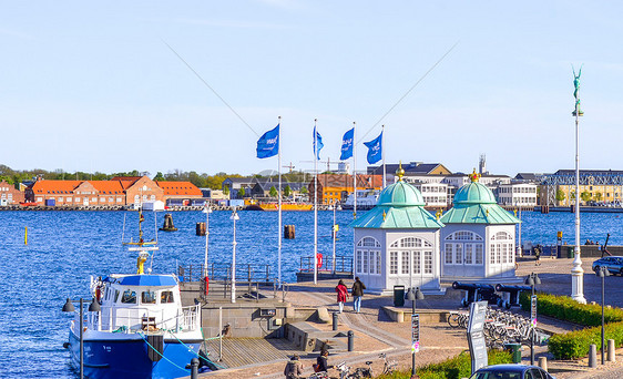 夏季哥本哈根港口景观图片