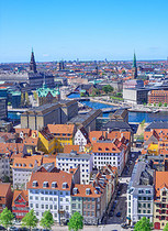 夏季哥本哈根天际线图片