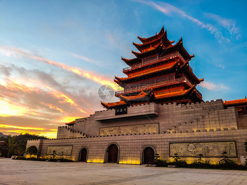 贵州福泉市古城鼓楼高清图片下载正版图片501557780摄图网