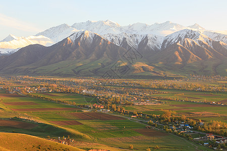 吉尔吉斯斯坦自然风光背景