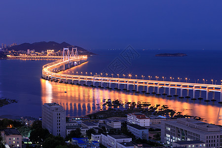 辽宁省大连市星海湾大桥背景图片