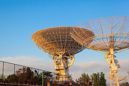 北京密云不老屯天文台星空背景图片