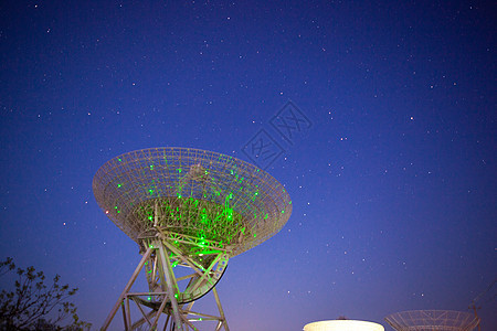 北京密云不老屯天文台星空背景图片