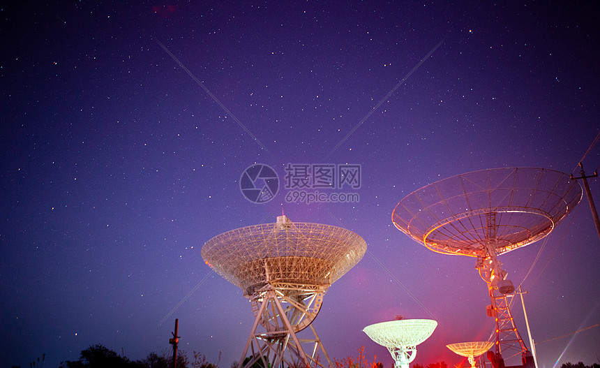 北京密云不老屯天文台星空图片