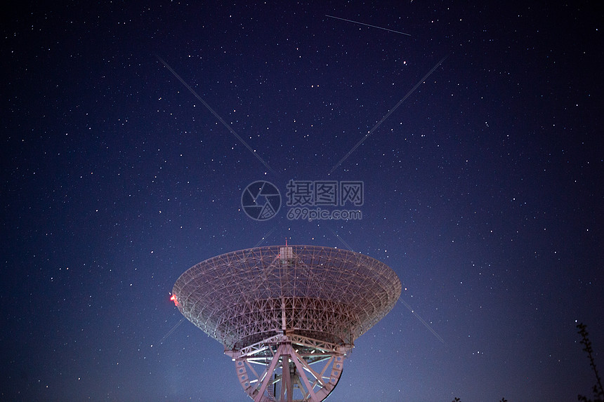 北京密云不老屯天文台星空图片