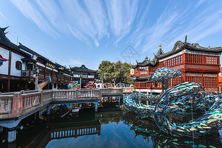 上海城隍庙九曲桥图片