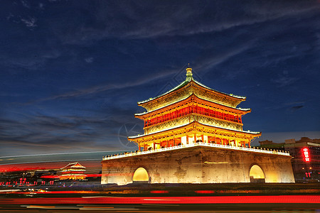 西安钟楼风光摄影高清图片下载 正版图片 摄图网 西安钟楼风光摄影高清图片下载 正版图片 摄图网