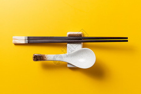 筷子勺子背景