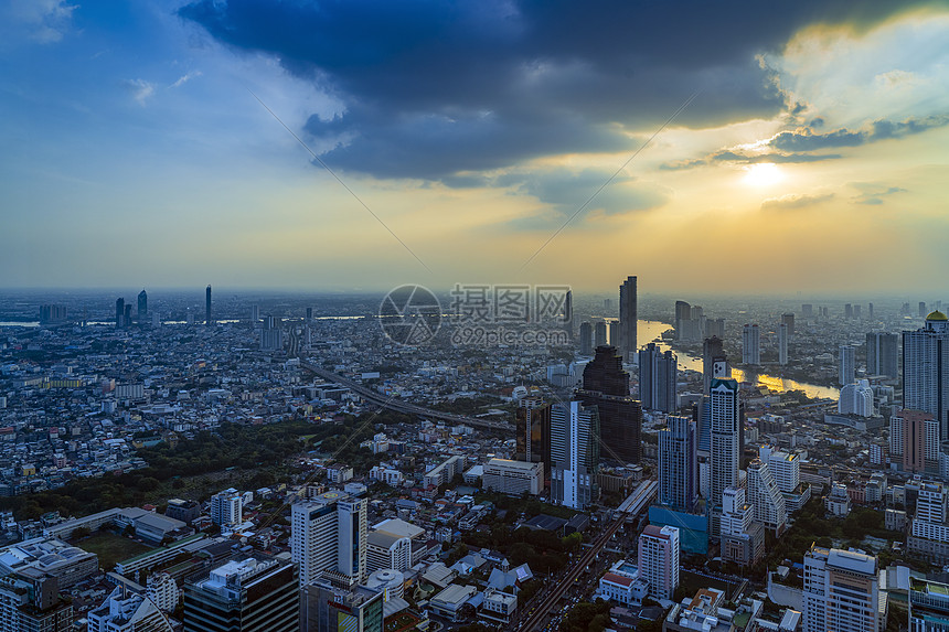 泰国首都曼谷天际线图片