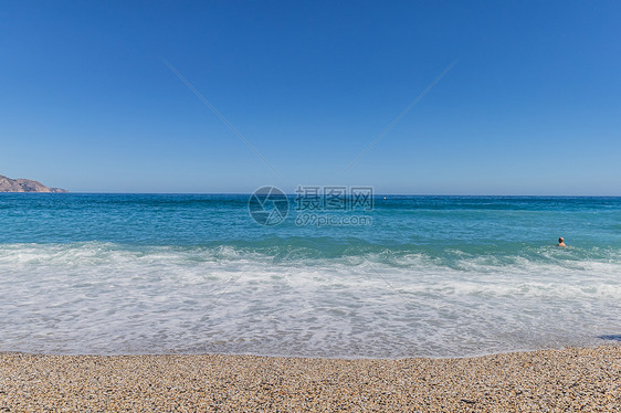 夏季地中海海滩图片