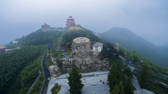 湖南省常德太阳山太阳神雕像图片