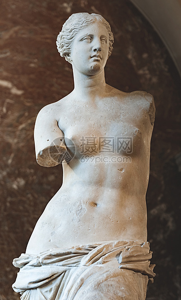 法国巴黎卢浮宫博物馆断臂维纳斯雕像图片