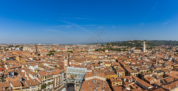 欧洲意大利维罗纳城市天际线全景图图片