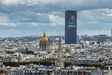 巴黎城市建筑全景图片