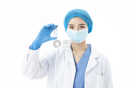 女性医生手术服研究试剂图片