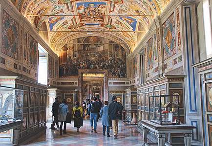 梵蒂冈博物馆展厅走廊图片