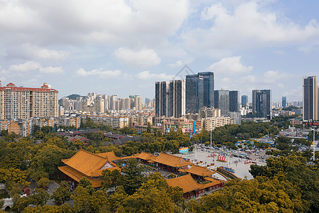 广东珠海圆明新园宫殿背景