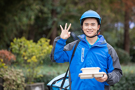 外卖小哥送餐员形象图片