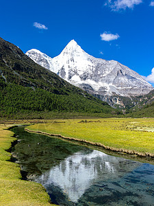 稻城亚丁雪山高山高清图片素材