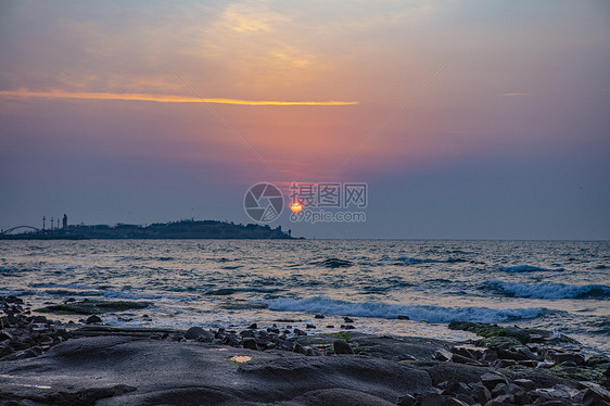 海上日出图片