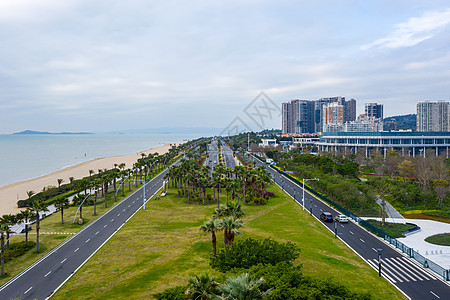 厦门会展环岛公路背景