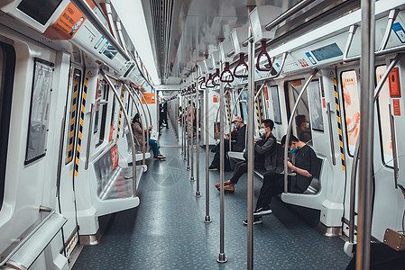 【媒体用图】疫情期间的深圳地铁背景图片