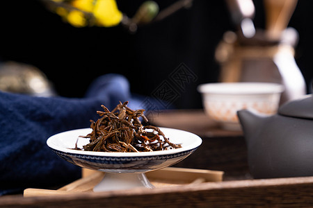 大红袍茶叶背景图片