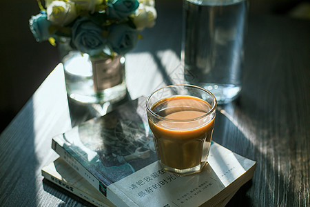 咖啡奶茶背景图片