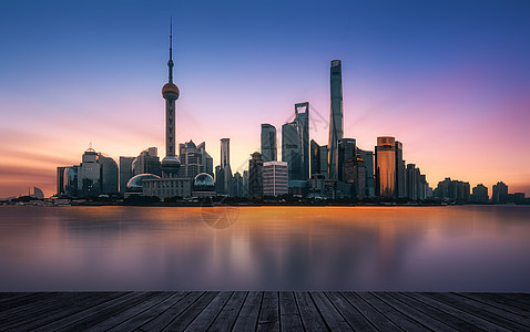 上海黄浦江夜景背景图片