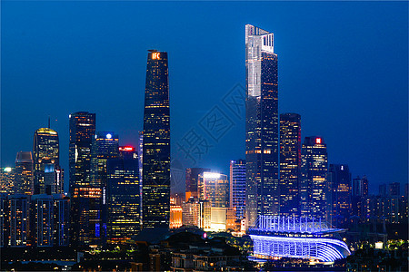 广州IFC商圈背景图片