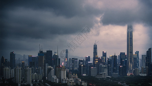 金融建筑深圳平安大厦背景